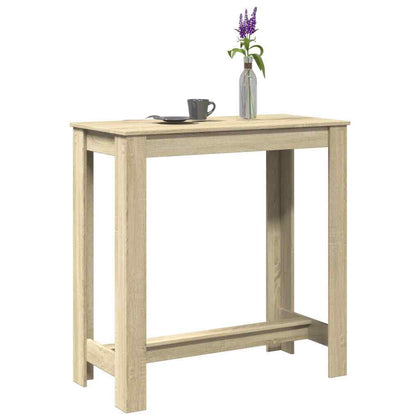 Bar Table Sonoma Oak 102x50x103.5 Engineered Wood T4P9