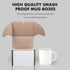 Smash Proof Mug Boxes 10oz 11oz Sublimation Mug Gift Box White Blank Cardboard