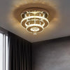 20-100cm Flush Mount Modern Square Ceiling Chandelier Crystal Light Lamp Pendant