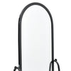 Cheval Mirror Floor Standing Arched Full Length Makeup Bedroom with Shelf
