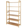 6 Tier Wooden Shoe Rack Tall Storage Shelf Cabinet Footwear Stand Organiser Home
