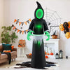 8 Ft Halloween Inflatables Giant Blow up Ghost w/Infinity Mirror Light