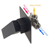 Concealed Shower Mixer Valve Tap Square Black Bathroom Shower Head Valve Set