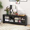 Corner TV Stand 3-Tier Entertainment Center Console Table w/Shelves
