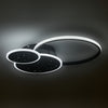 Modern LED Ceiling Light 3/5 Rings Chandelier Living Room Bedroom Pendant Lights