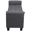 Deep Buttons Ottoman Storage Chest Linen Stool Bench Seat Home Bed End Furniture