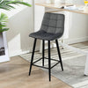 2 Pcs Breakfast Bar Stools High Counter Chair Kitchen Pub Restaurant Barstool