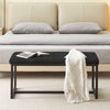Velvet Padded Ottoman Stool Bed Bench Dining Bench Multicolor Livingroom Bedroom