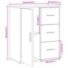 Gecheer Sideboard Side Cabinet Free Standing Kitchen Storage Cupboard T6E2