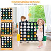 Giant 4 in a Row Game Jumbo Connect 4 Garden Games w/42 Rings Basketball Hoop