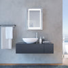 Bathroom LED Mirror Cabinet with Lights Illuminated Storage Demister 500 x 700mm