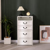 Modern Makeup Vanity Dressing Table with Stool Set Flip Top LED Mirror Storage
