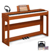 Glarry 88 keys Bluetooth Digital Piano Full Weighted E-Piano w/ Stand Headphone