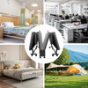 Folding Single Bed Fold Up Portable Guest Sleeper Rollaway Steel Framed Portable
