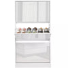 3 Drawer Shoe Cabinet Storage Cupboard Unit Shoe Rack Wooden Stand Organiser