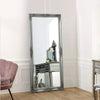 Mirror Large Full Length Wall Leaner Antique Vintage Silver 157cm x 68cm