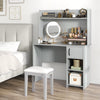 Modern Computer Desk Home Office Writing Study Desk w/Display Shelf