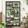 Tribesigns Bookshelf Industrial 5 Tier Etagere Bookcase, Freestanding Bookcase