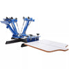 4 Color 1 Station Silk Screening Screenprint Press Screen Printing Machine