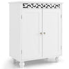 Bathroom Cabinet Floor Storage Organiser Freestanding Storage Unit