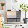7-Drawer Dresser Chest of Drawers Fabric Storage Cabinet Shelf Bedroom Organizer