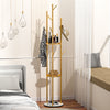 Metal Hat Coat Stand Holder Hallway 170cm Coat Rack Tree with Shelves & Hooks