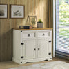 Corona Sideboard White 2 Door 2 Drawer Cupboard Mexican Solid Pine