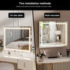 Diamond LED Lighted Makeup Mirror Hollywood Vanity Cosmetic Mirror USB Charging