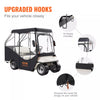 4 Passenger Golf Cart Cover Waterproof Driving Enclosure 600D Polyester