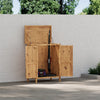 Wooden Outdoor Garden Cabinet Utility Storage Tools Shelf BoxShed Pent Roof Box
