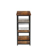 Microwave Stand Retro Kitchen Baker’s Rack Industrial Utility Storage Rack