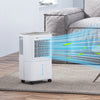12L/Day Small Dehumidifier for Home Damp, with Humidity Light