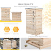 2/3/4 Tiers Langstroth Bee Hive Bee Keeping Beehive Beekeeping Super Brood Box