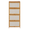 Shoes Cabinet Pantry Storage Organizer Wooden Cupboard Bookcase Wardrobe Closet