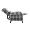 Recliner Armchair Lounge Sleeper Sofa Chair Fireside Fabric Tartan