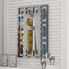Modern Accent Glass Wall Mirror Rectangular for Living Room Bedroom Office Foyer