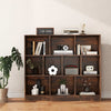 10-Cube Bookshelf 120 CM Wood Display Shelf with 2 Anti-Tipping Kits