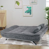 Modern Padded Sofa Bed Fabric Sleeper Recliner Living Room Relax Sofa 3 Seater