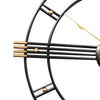 Wall Clock 60cm Hollow Metal Clock for Living Room Bedroom Kitchen Home Decor UK