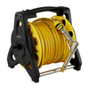 35M Free Standing Garden Hose Watering Pipe Reel With Spray Gun Nozzle Outdoor