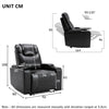 Gaming Recliner Chair Cinema Armchair PU Leather Electric Recline Single Sofa