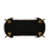 Long Stool Chair Bed End Seat Window Bench Faux Frizzle Shaggy Fur Soft Padded