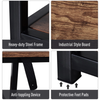 Industrial Style TV Cabinet Media Storage Unit Stand Vintage Retro Console Table