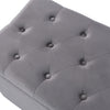 Upholstered Bed, Double Bed 4FT6 with Storage Bench Ottoman Storage Bed Frame