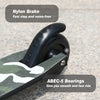 100/200mm WheelsFolding Kick Push Scooter Teens Adult Ride on Adjustable Height
