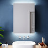 LED Bathroom Mirror Cabinet with Shaver Charging Button Switch Waterproof IP44