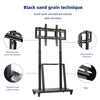 UNHO Tall TV Cart Mobile TV Floor Stand for Extra Large Flat Panel Screen up 80"