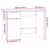 Computer Desk Study Table Writing Shelves Home Office Wooden Workstation Laptop