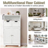 Bathroom Cabinet Floor Storage Cabinet Standing Cupboard w/1 Shelf &2 Drawers