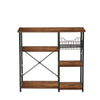 Microwave Stand Retro Kitchen Baker’s Rack Industrial Utility Storage Rack